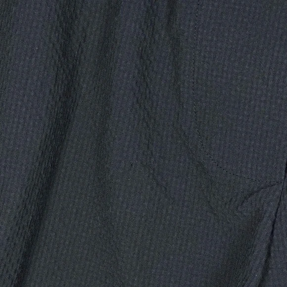 Smythe Boxer Short Black Textured Fabric Side Pockets Side Slits Size Small - Picture 6 of 8